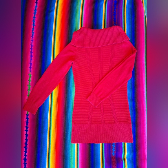 Style & Co Red tunic sweater - Picture 4 of 6